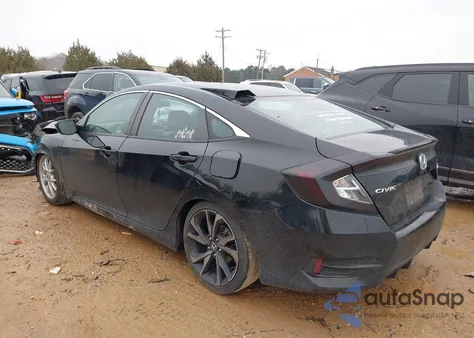 2020 Honda Civic Sport z USA, uszkodzony, nr VIN 2HGFC2F86LH525785